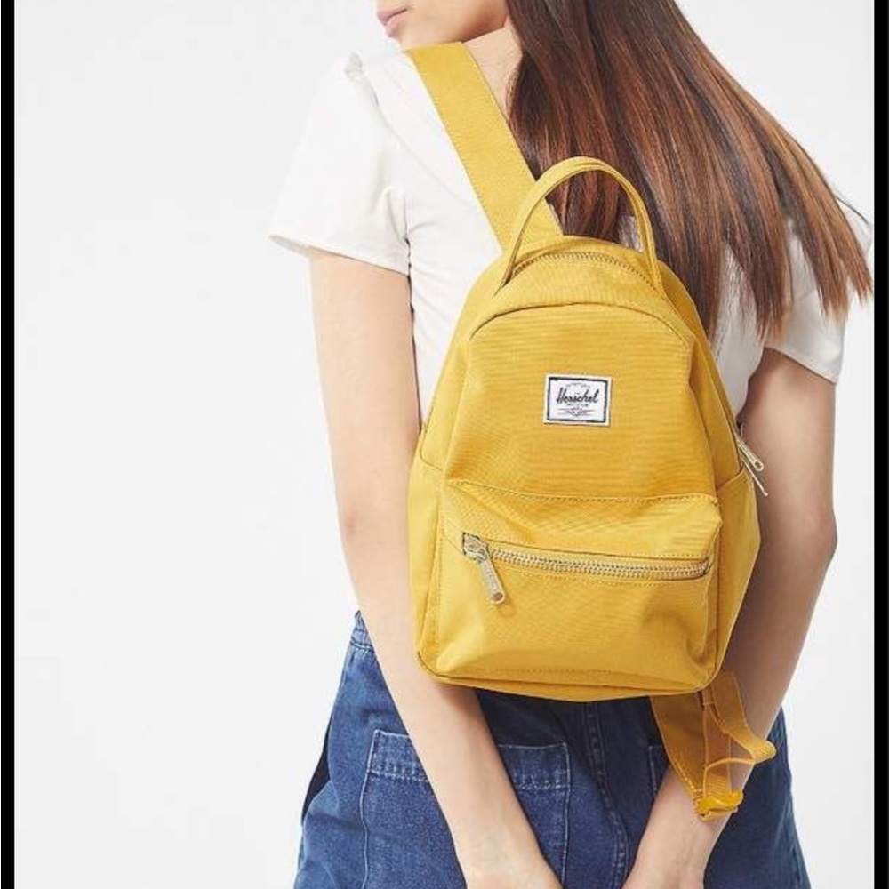 Yellow small herschel mini backpack (Nova)